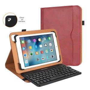 MAXMOBILE TABLET TORBICA FLIP 9.7"-11.5" RED sa tipkovnicom