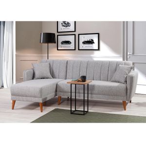 Atelier Del Sofa Kutna garnitura, Aqua Corner Left - Grey