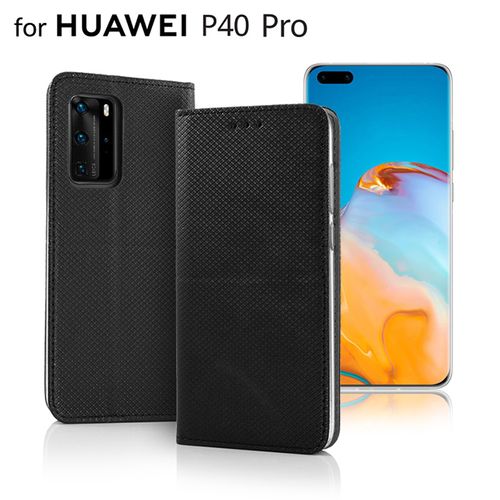 Preklopna futrola za Huawei P40 Pro - crna slika 1