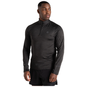 Dare2B Muška majica Power Up II Lightweight Jersey, Black Marl