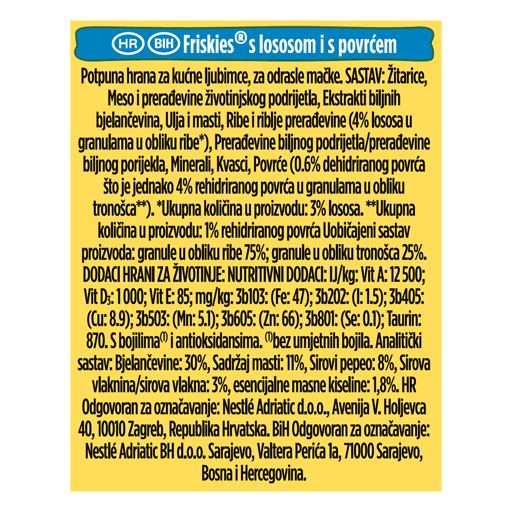 Friskies® Hrana za Mačke s lososom i povrćem, Adult 300g slika 4