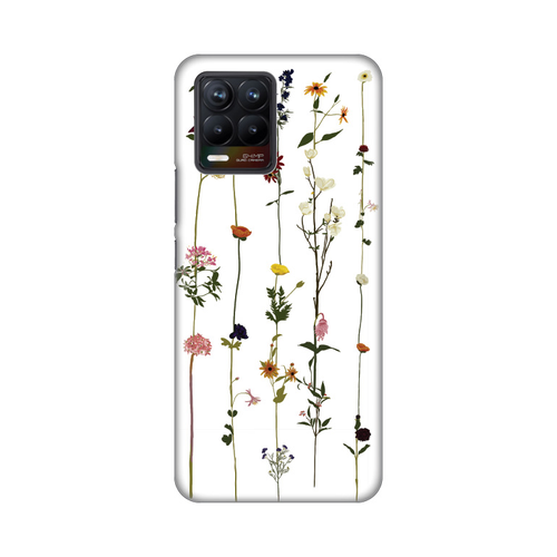 Torbica Silikonska Print Skin za Realme 8 4G/8 Pro Flower slika 1