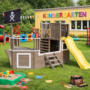 Kinder Home Drveno igralište za djecu Piratski brod