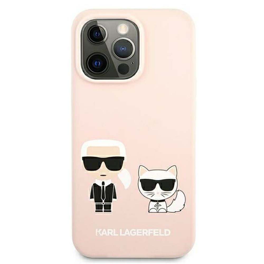 TPU Karl Lagerfeld maska za iPhone 13 Pro KLHCP13LSSKCI slika 2