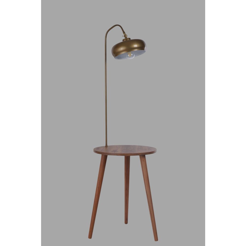 Opviq Podna lampa 784, zlatna, bukva slika 3