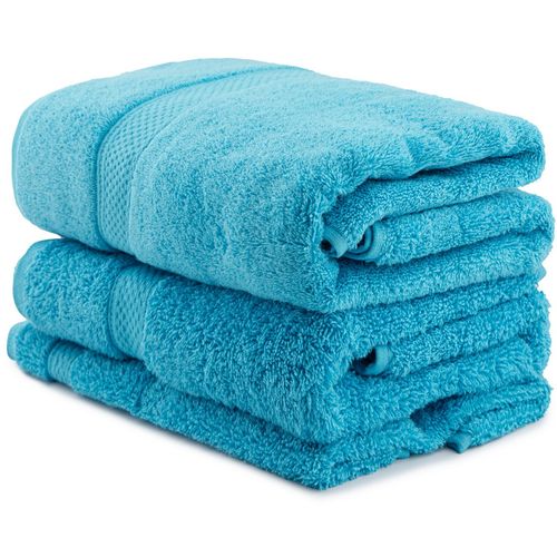 Colorful - Aqua Aqua Blue Towel Set (3 Pieces) slika 1