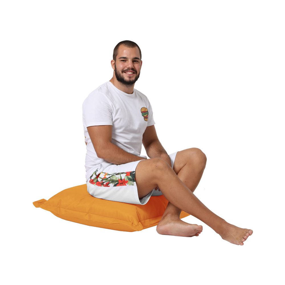 Cushion Pouf 70x70 - Narandžasti Baštenski Jastučić slika 4