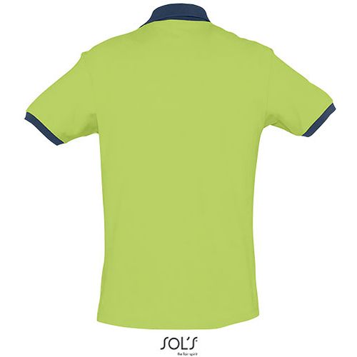 PRINCE muška polo majica sa kratkim rukavima - Apple green/teget, L  slika 6