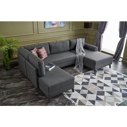 Atelier Del Sofa Belen - Antracit Ugao Sofa na Razvlačenje slika 3