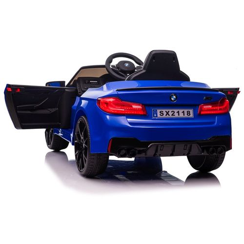 Licencirani BMW M5 DRIFT plavi - auto na akumulator slika 4