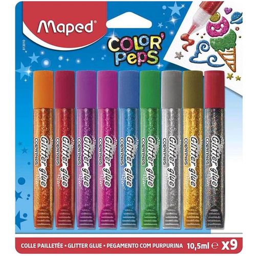 Ljepilo Glitter Maped 10,5 ml, 9 boja MAP813010 slika 2