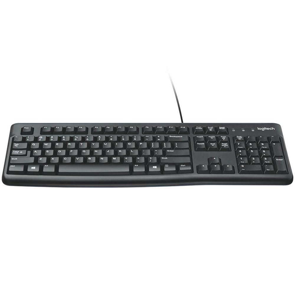 LOGITECH K120 Žičana Tastatura - Poslovna EMEA - Hrvatski raspored - CRNA slika 3