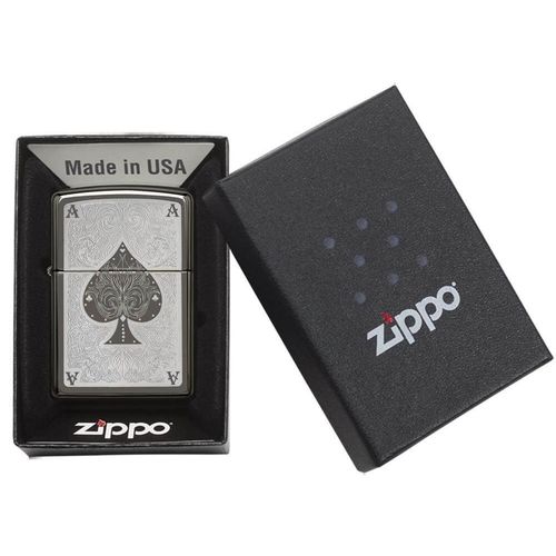 Zippo upaljač metalni na benzin 28323 slika 2