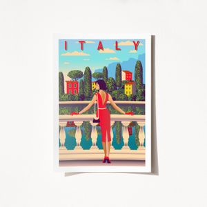 Wallity Poster A4, Italy - 1961