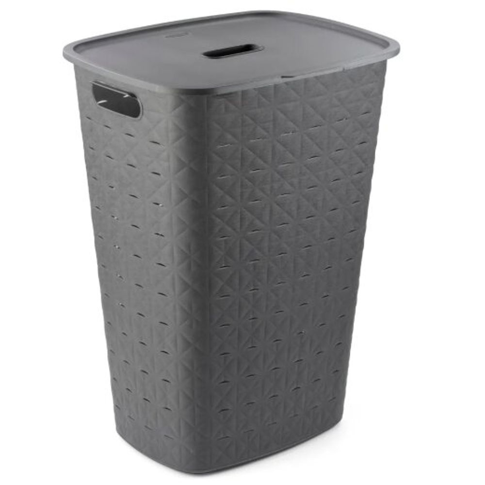 Softex Korpa za veš 56L siva slika 1