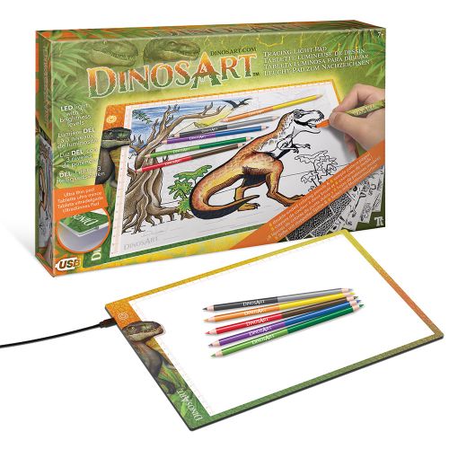 Svjetleća Led podloga za crtanje - dinosaur  slika 4