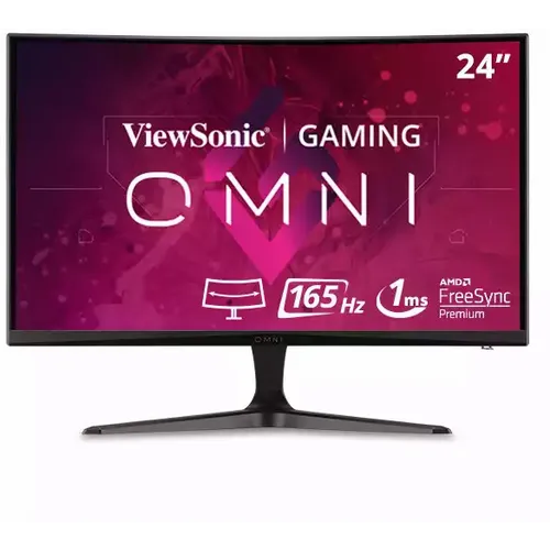 ViewSonic monitor 24" Omni VX2418C 1920x1080/Full HD/165Hz/1ms/HDMI/DP/Curved slika 1