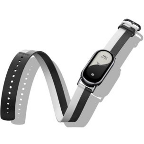 Xiaomi Smart Band 8 Double Wrap Strap, Black & White slika 1