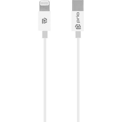 Prio Charge; Sync USB C na Lightning Cable MFi certificiran 1m bijeli slika 4