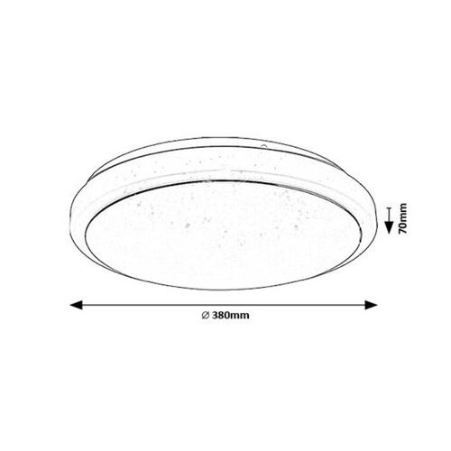 Rabalux Trevor2 led plafonska lampa 71183 slika 5