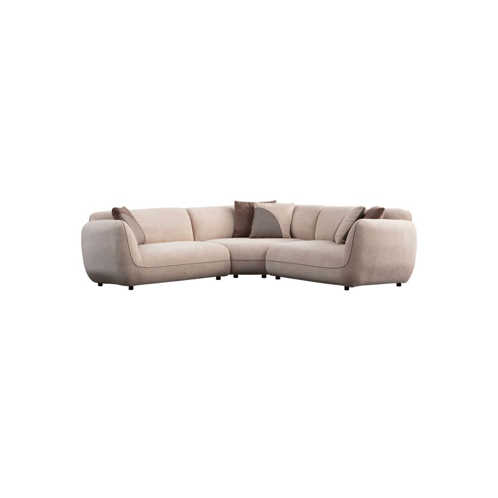 Ugaona Sofa Pavia Corner 3 (L1,5+Cx+1,5R) - boja: krem slika 5