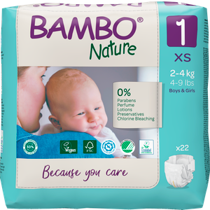 Bambo Nature pelene veličina 1 2-4kg 22kom