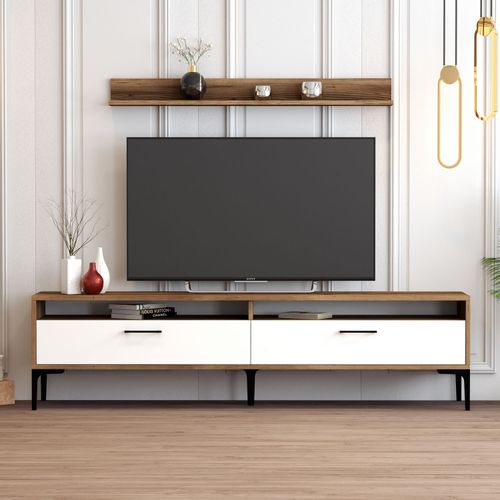 Woody Fashion TV jedinica, Istanbul - Walnut, White slika 1