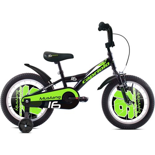 Capriolo bicikl BMX 16'HT MUSTANG black-green- slika 1