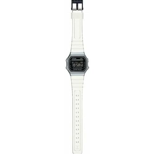 Uniseks satovi Casio VINTAGE COLLECTION - TRANSPARENT BAND - BLACK Crna Srebrna (Ø 36 mm) slika 1