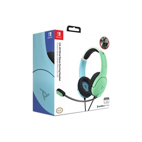 PDP Nintendo Switch Wired Headset LVL40, plava/zelena slika 8