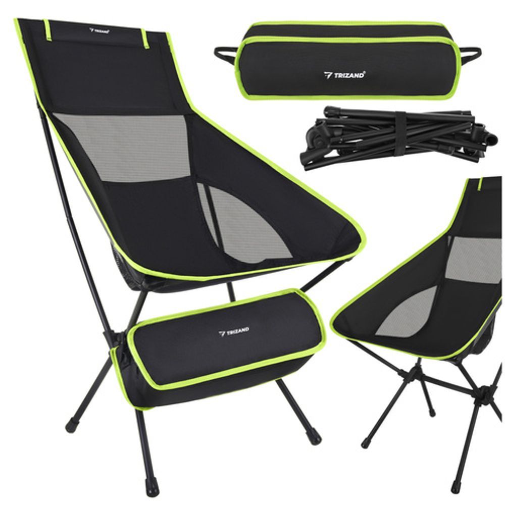 Trizand ribarska stolica 41x52x86cm crna Trizand slika 6
