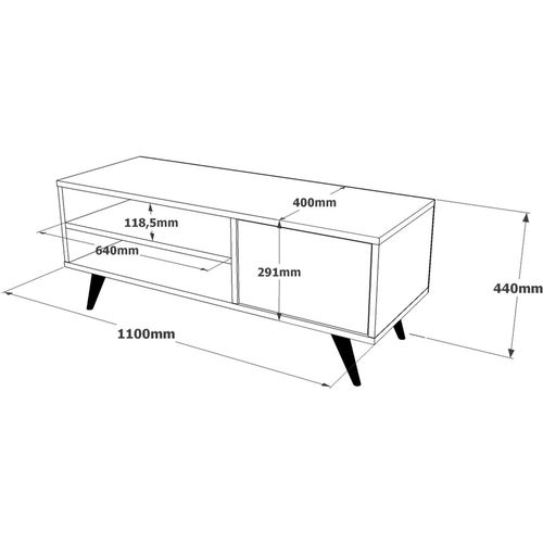 CD1 - A Atlantic Pine TV Stand slika 7