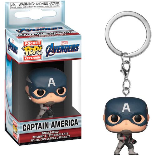 Pocket POP privjesak za ključeve Marvel Avengers Endgame Captain America slika 1