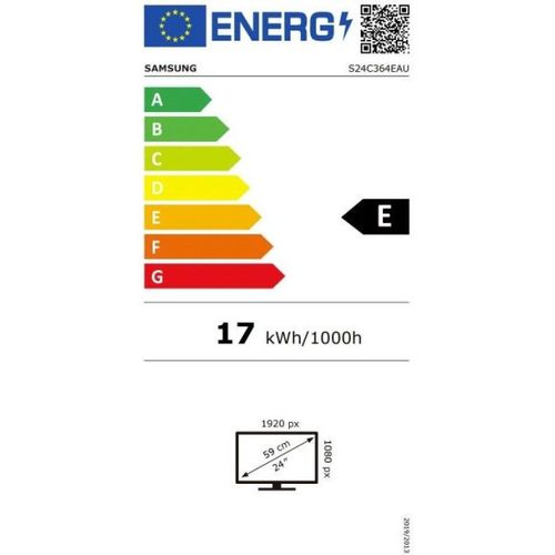  Samsung S24C364EAU Monitor 24" VA 1920x1080/75Hz/4ms/VGA/HDMI/zakrivljeni slika 6