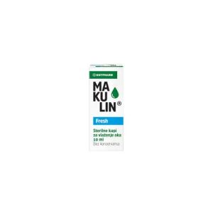 DIETPHARM MAKULIN FRESH A 10 ML - Kapi za vlaženje oka