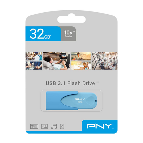 USB stick PNY Attaché 4, 32GB, USB3.1, blue slika 1