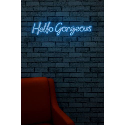 Wallity Ukrasna plastična LED rasvjeta, Hello Gorgeous - Blue slika 3