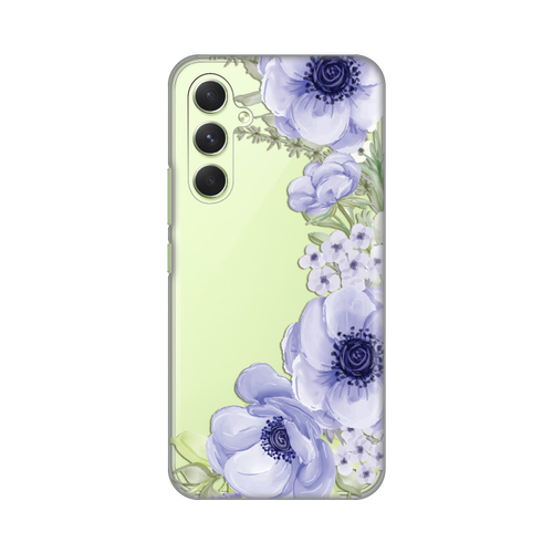 Torbica Silikonska Print Skin za Samsung A546B Galaxy A54 5G Blue Roses slika 1