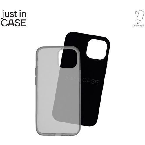 2u1 Extra case MIX paket CRNI za iPhone 13 Mini slika 3