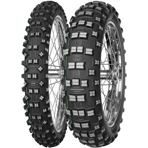 Mitas moto gume 90/100-21 57R TerraForce - EF Super Light F TT / zelena črta slika 1