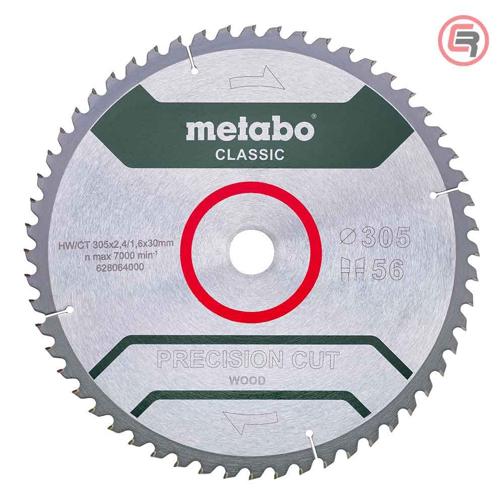 Metabo List Kružne Pile 305 x 2,4 / 1,6 x 30 / Z = 56 Precision Cut Wood Classic - 628064000 slika 1