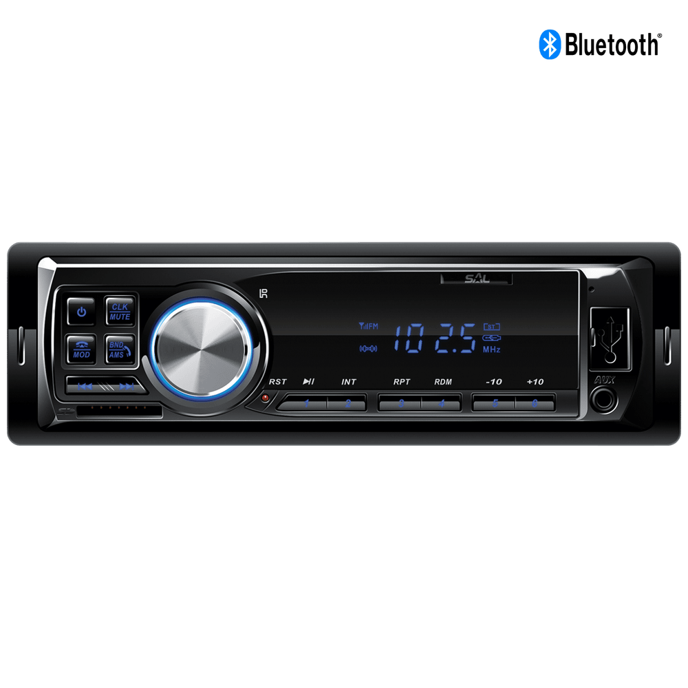 SAL Auto radio, 4 x 45W, BT, FM, USB/SD/AUX, daljinski upravljač - VBT 1100/BL slika 1