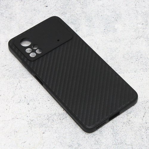 Torbica Carbon fiber za Xiaomi Poco X4 Pro 5G crna slika 1