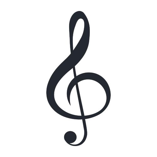 Wallity Zidna dekoracija CLEF, Treble Clef  slika 1