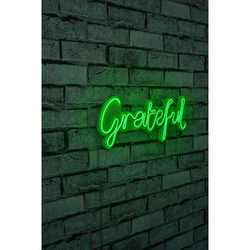 Wallity Ukrasna plastična LED rasvjeta, Grateful - Green slika 1