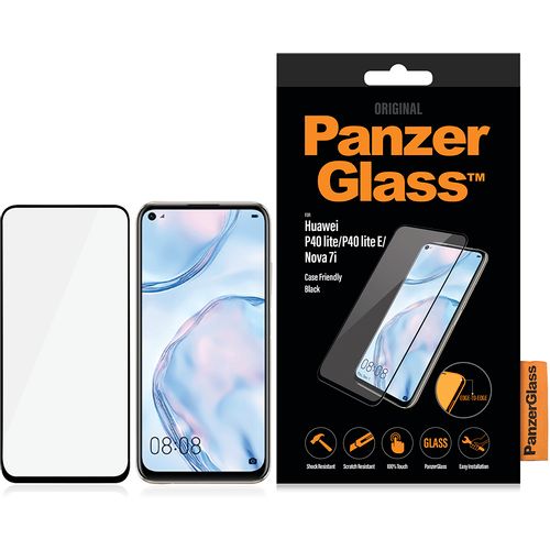 Panzerglass zaštitno staklo za Huawei P40 lite/P40 lite E case friendly black slika 1