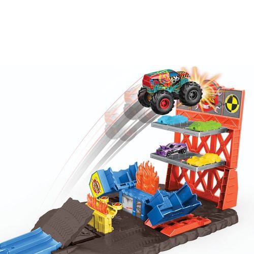 Hot Wheels Monster Truck Eksplozija Set slika 2