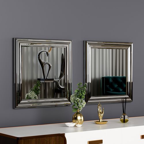 Bale - Silver Silver Mirror Set (2 Pieces) slika 1