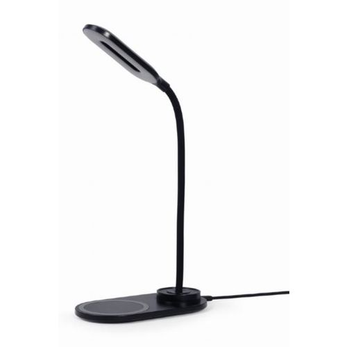 Gembird Desk lamp with wireless charger, black slika 1