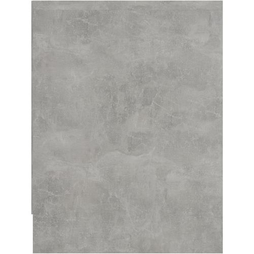 Noćni ormarić siva boja betona 40 x 30 x 40 cm od iverice slika 11